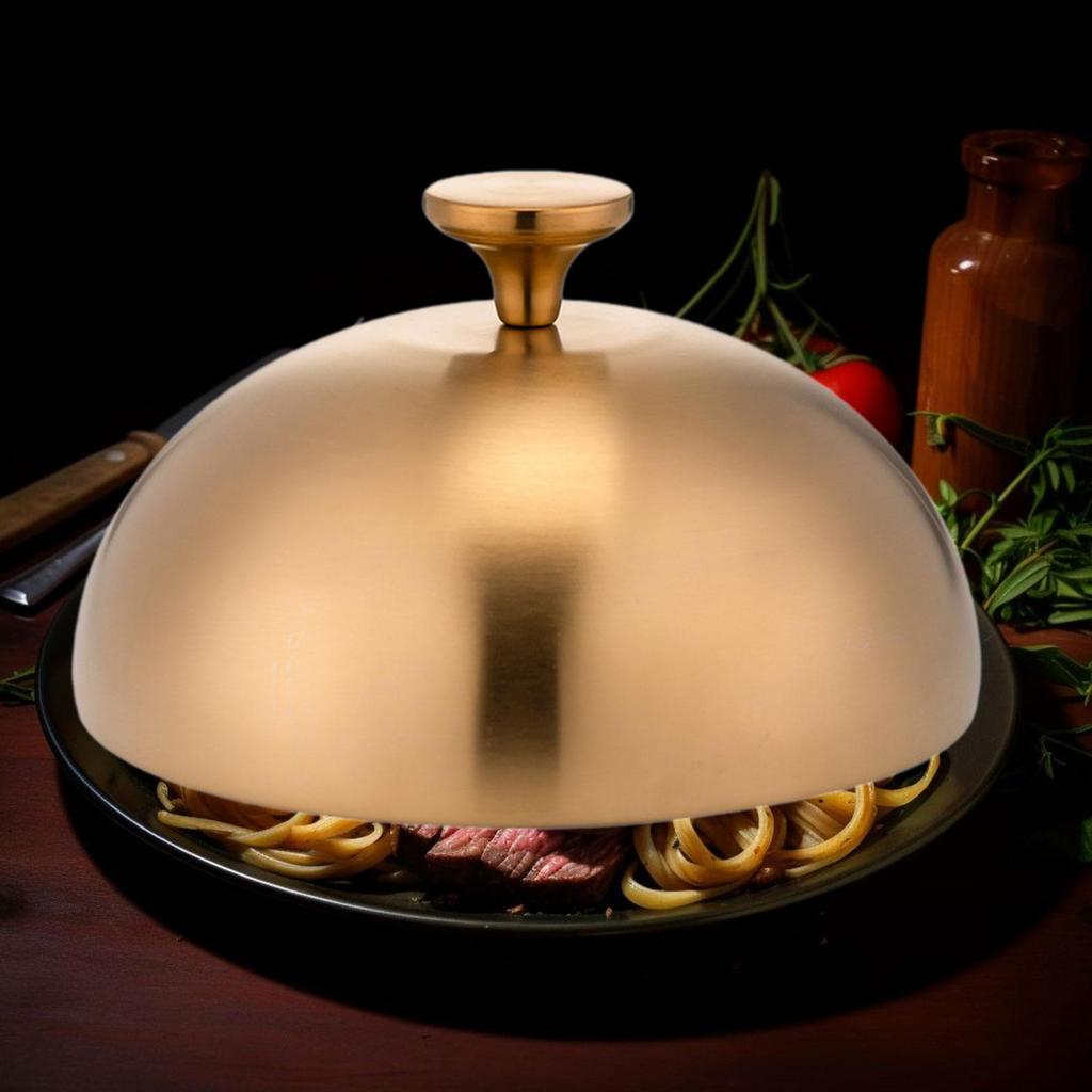 Крышка для бургера из нержавеющей стали, для томления, для пара, купол для гриля, аксессуар для гриля для чизбургера