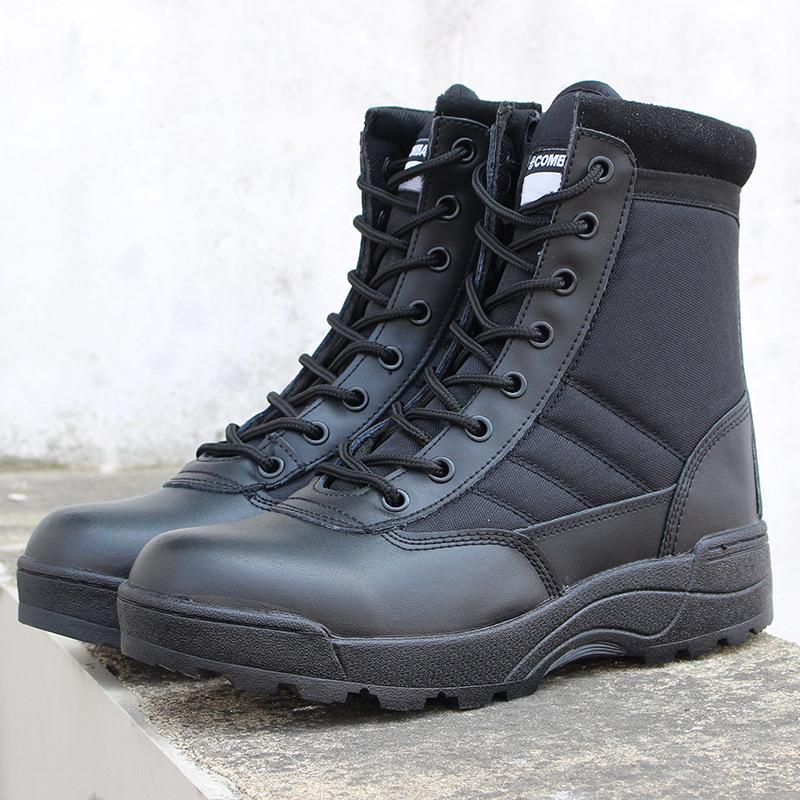 Outdoor Military Enthusiasts Men's Boots Combat Boots Military Enthusiasts Outdoor Hiking Shoes High-top Men's and Women's Tactical Boots