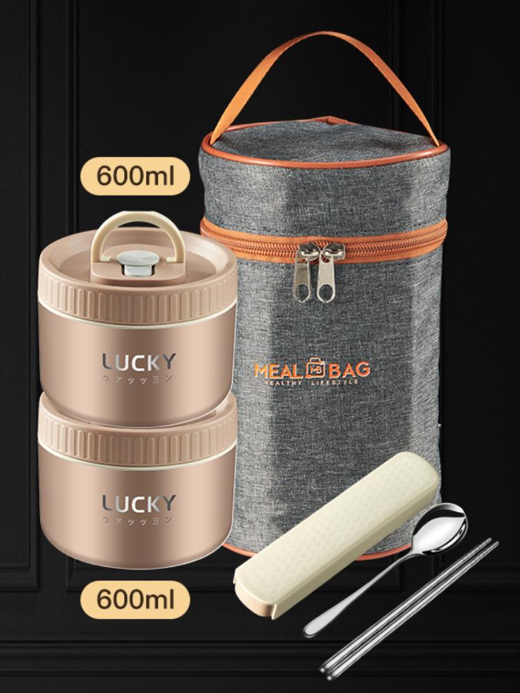 Изолированная миска пищевого качества из нержавеющей стали 316, пригодный для использования в микроволновой печи, контейнер для хранения продуктов питания, штабелируемый портативный набор плюс набор для еды