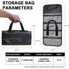 5 Pockets Portable Fishing Bait Bag Mesh Folding Bait Lure Hook Handbag Large Capacity Fishing Jig Bag for Soft and Hard Baits