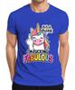 Im Fucking Fabulous Unicorn Rainbow Middle Finger Gift Unisexs Tshirt