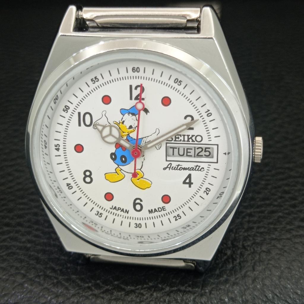 ВИНТАЖНЫЕ ОТРЕМОНТИРОВАННЫЕ МУЖСКИЕ АВТОМАТИЧЕСКИЕ ЧАСЫ SEIKO 6309A ЯПОНИЯ БЕЛЫЙ ЦИФЕРБЛАТ a442998-1