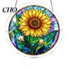 Solar Collector Puzzle Art Acrylic Suncatcher Stained Glass Effect Window Hanging Ornament DIY Colorful Light Reflector Sun Catcher Kit for