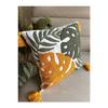 Bugi Home Collection Punch Embroidered Throw Pillow Cover