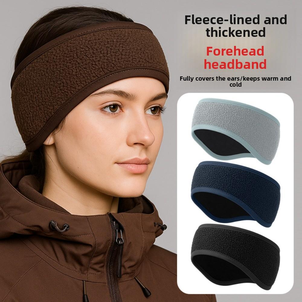 Ear Warmer Winter Sweatband Soft Windproof Outdoor Earmuffs Headband  Skiing Running Cycling