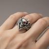 Экологичное кольцо-череп: 2026 Alloy Devil Angel Хэллоуинский Орнамент - Европейский и Американский Стиль