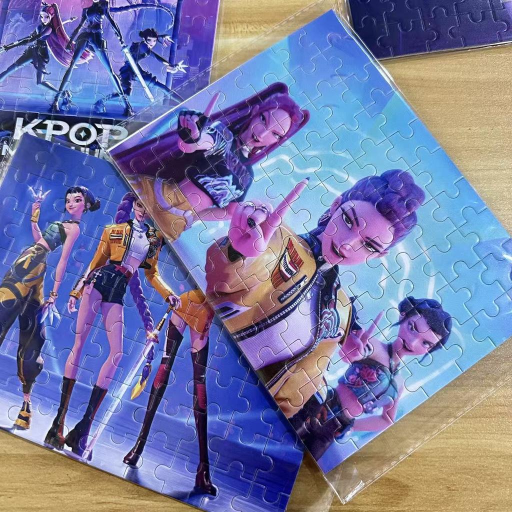 2 шт. Окружающая корейская поп-игра-головоломка «Охотник на демонов» Корейский поп-охотник на демонов Руми Мила Зои Решающая головоломка Миниатюрная игрушка