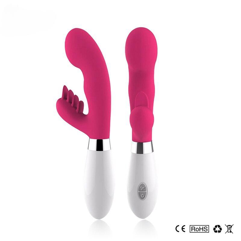 Водонепроницаемый 36-скоростной вибратор для точки G с шипами для стимуляции оральной, клиторской и анальной стимуляции