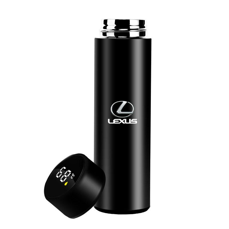 Portable Smart Car Insulated Cup 500ml Water Cup Coffee Tea Thermos For Lexus NX IS 250 RX GS UX RX300 RX350 CT200H GX460 ES LX ADV1