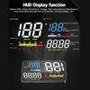 Car Head Up Display Digital Security Alarm Windshield Screen Projector D5000 OBD2 Diagnostic Tool Speedometer HUD Display