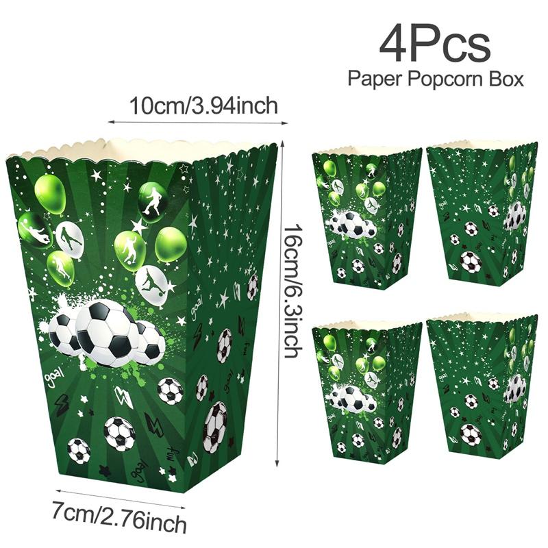 Football Soccer Birthday Party Decoration Kids Soccer Sports Theme Tableware Banner Gift Bags Supplies Set For Boy Favor