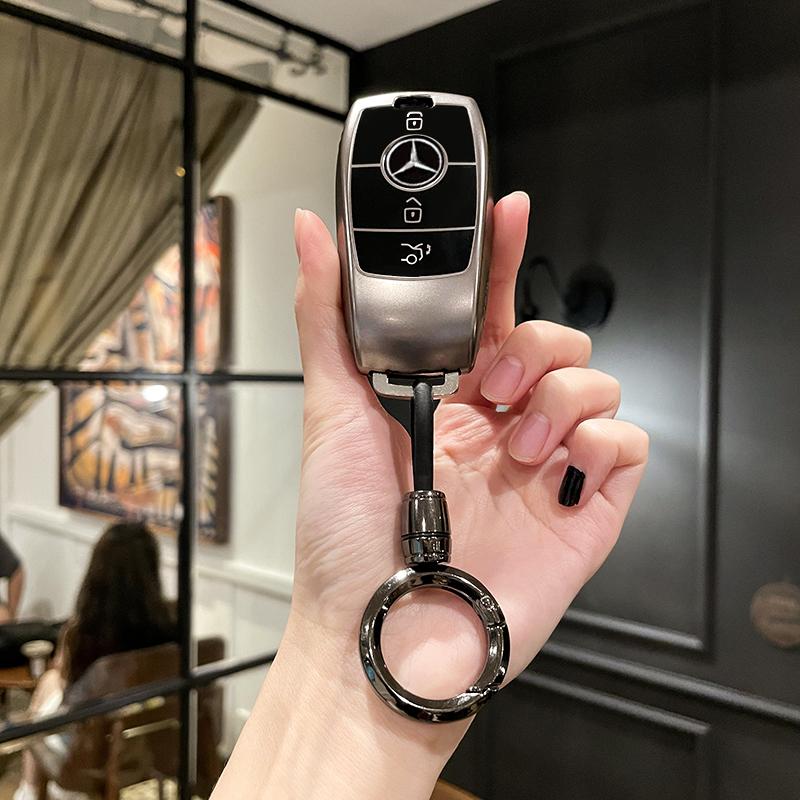 Для 2024 Mercedes-Benz EQESUV чехол на ключ EQE350 автомобиля EQE500 специальный высококачественный матовый полнообхватный корпус пряжка
