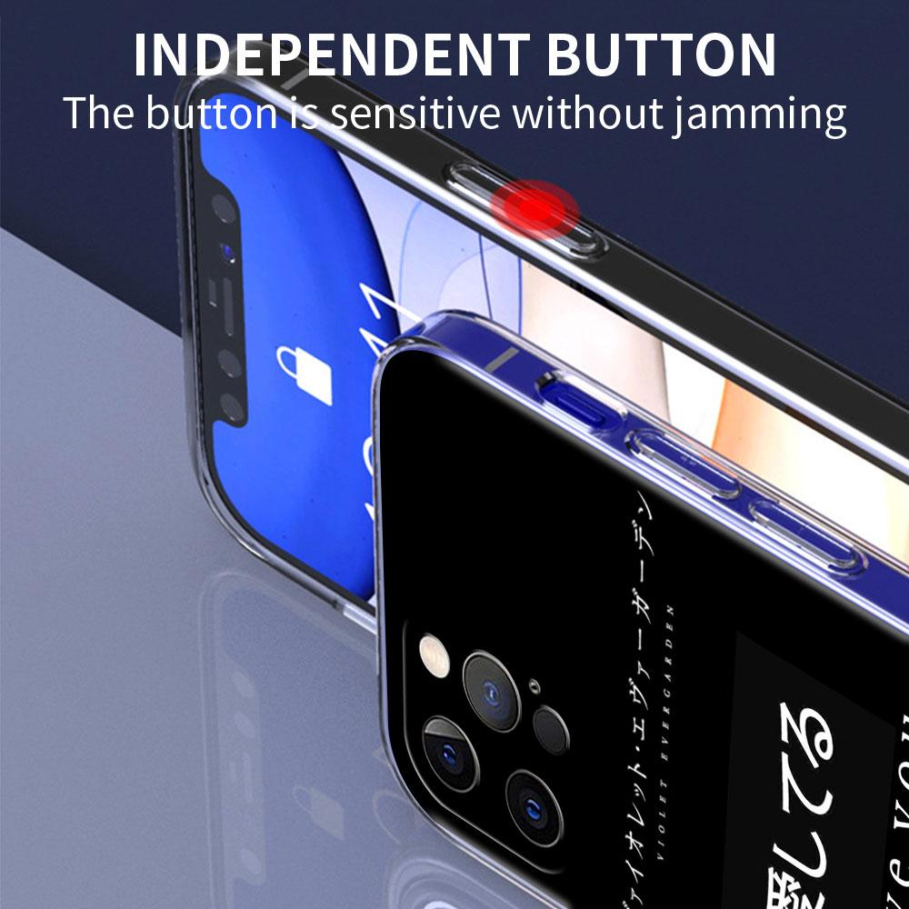 Прозрачный чехол Purple Evergarden для iPhone 13 Mini 12 Pro 11 XR SE 2020 XS Max 7 8 Plus X, силиконовый чехол для телефона 6 6S, Fuana Sac