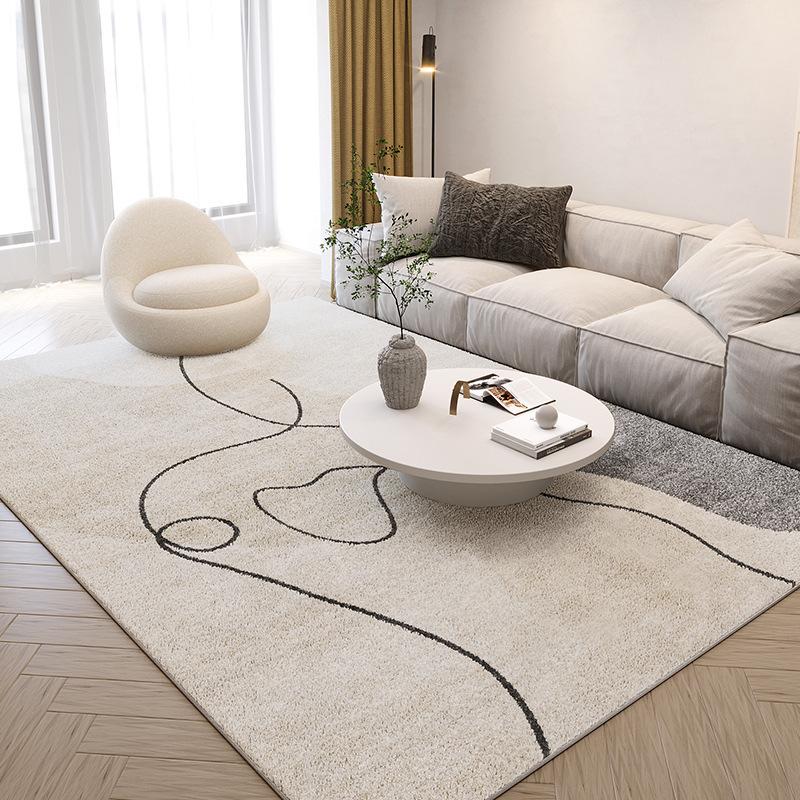 Living Room Carpet Plush Floor Mat Coffee Table Carpet Household Bedroom Bedside Carpet
