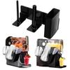 with Straw Slot Cup Organizer Rack 3-in-1 Cup Storage Holder Disposable Cup Dispense  Coffee Lovers