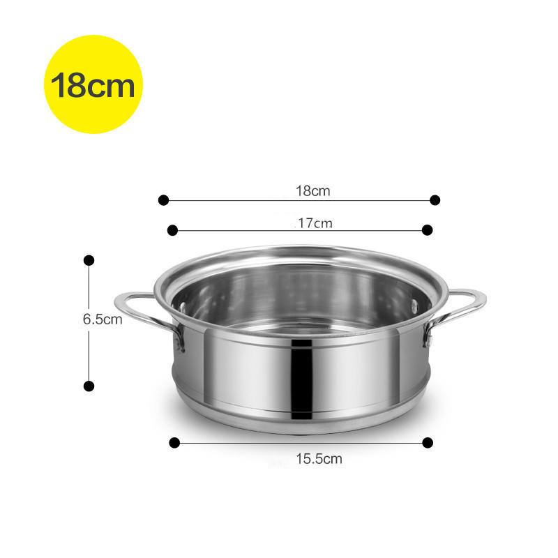 Stainless Steel Vegetable Food Steamer with Handle Steamer Basket Thick Steaming Grid Drainer Cooking Utensils