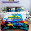 3 шт. Постельное белье с рисунком The Wiggles, комплект пододеяльника включает пододеяльник и наволочки, идеальное украшение спальни и подарок на все сезоны