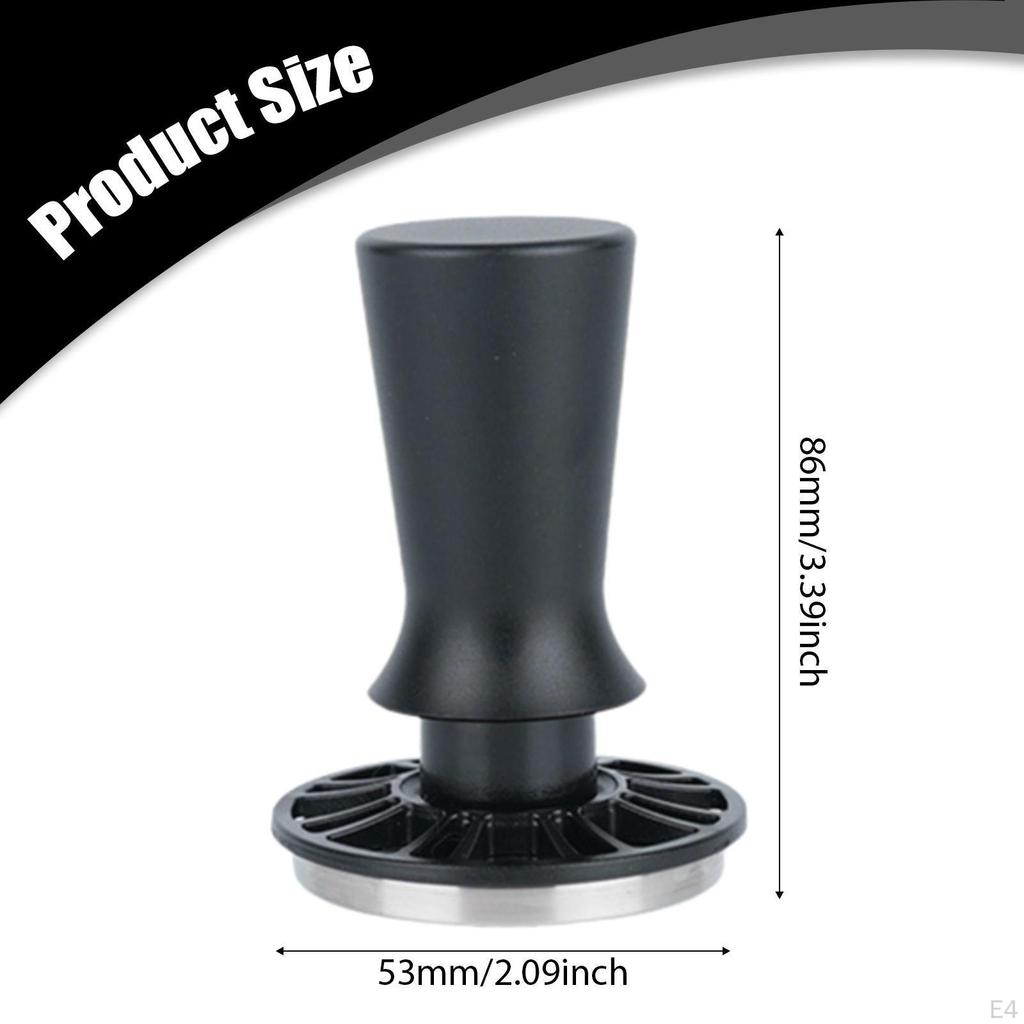 Темпер для кофе Кухонный инструмент Премиум Легко чистить Замена Нержавеющая сталь Плоское основание