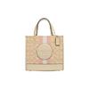 Сумка-тоут Dempsey 22 Classic Monogram на кнопке Женские сумки-тоут Светло-хаки CG096-IMV6D