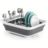 Dish Drying Rack-foldable Dish Drainer, Suitable for RV, Camper, Kitchen Table-portable Dish Drying Rack, Easy To Store, Used In Kitchen