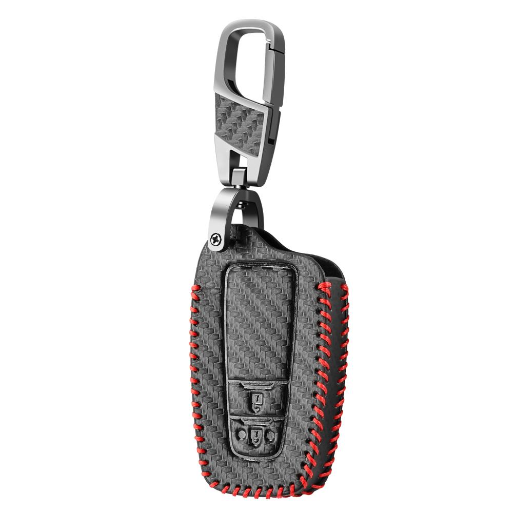 Чехол для автомобильного ключа, защитный кожаный чехол для ключа, автомобильные аксессуары для Toyota Prius Camry Corolla C-HR CHR RAV4 Prado 2018 2022