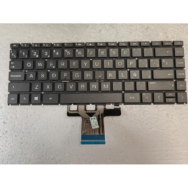 Spanish Keyboard for HP Pavilion x360 14-cd 14m-cd 14t-cd 14-ce 14-cf 14-ck 14-cm 14-cs 14-cy 14s-dk 14s-df 14t-cd