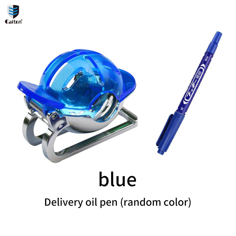 Caiton Golf Ball Line Marker Alignment Tool with 3 Color Pens Golf Ball Marking Tool Golf Alignment Guide Putting Accessories 5