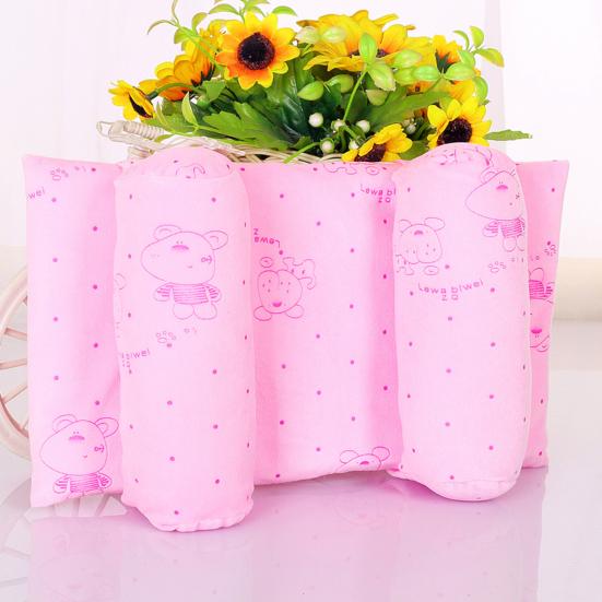 Мягкие детские подушки Регулируемый детский подголовник Подушка для сна младенца для поддержки шеи Защита головы Предотвращение плоской головы Перекатывание