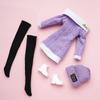 1 Set 30cm DIY Kids Gift Toy Winter Wear Sweaters Dolls Pants Casual Wear Hats Girl Clothes