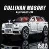 1:32 Scale Alloy Model Car for Cullinan, Zinc Alloy Pull Back Toy Car with Sound and Light, Luxury SUV Miniature Metal Vehicle Collectible Toys