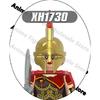 Средневековый Римский рыцарь Крестоносцы Спарта кирпичи Строительные блоки фильм Мини Фигурки Головы Сборка Игрушки дети Подарки на День Рождения-1