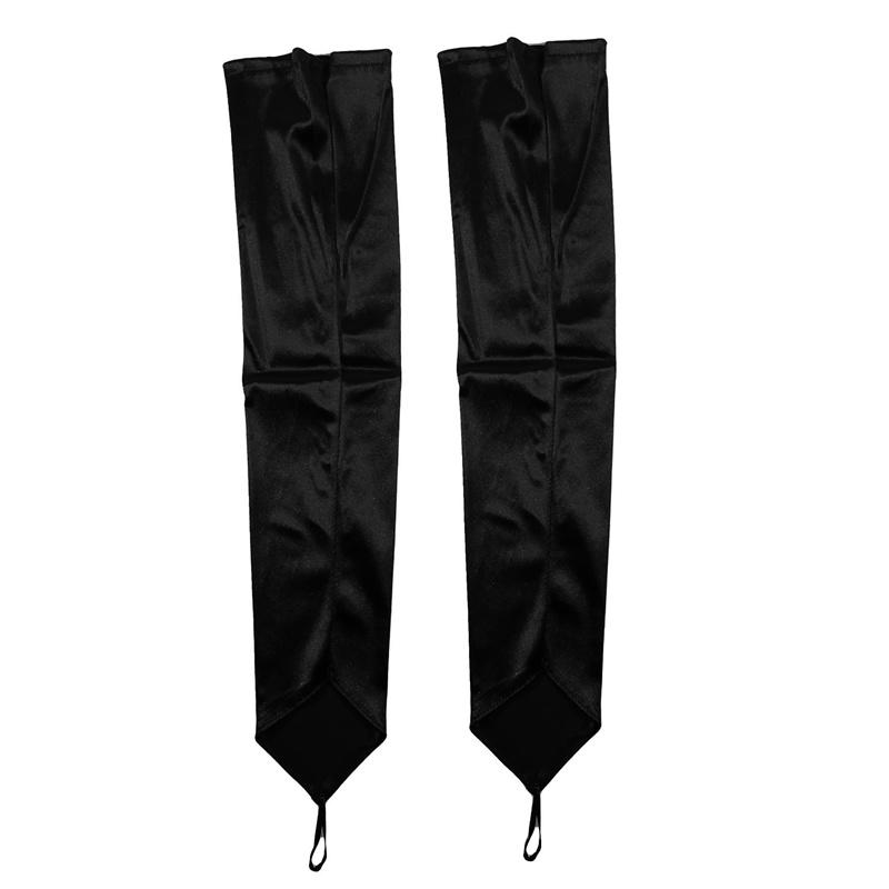 Halloween Cosplay Sexy Long Solid Color Mitten Women Stage Performances Dance Hook Finger Bridal Wedding Dress Gloves