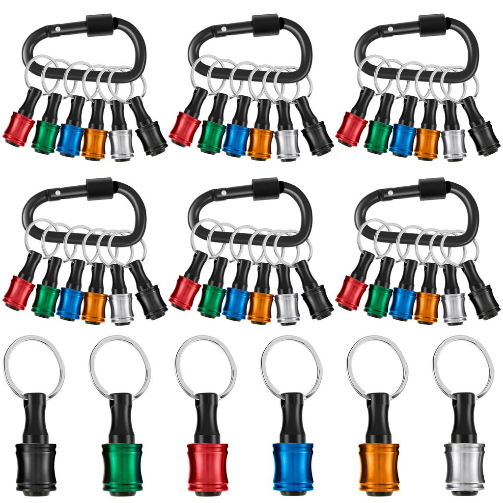 36/90Pcs Drill Bit Holder 1/4 Inch Hex Shank AluminumAlloy Screwdriver Bits Holder Portable Drill Bit Quick-change Extension Bar