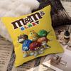 Классическая Подушка Шоколадная M&M Аниме Подушка Наволочка для Дивана-Кровати Подушка для изголовья Подушка-Подушка 45X45 См Модная