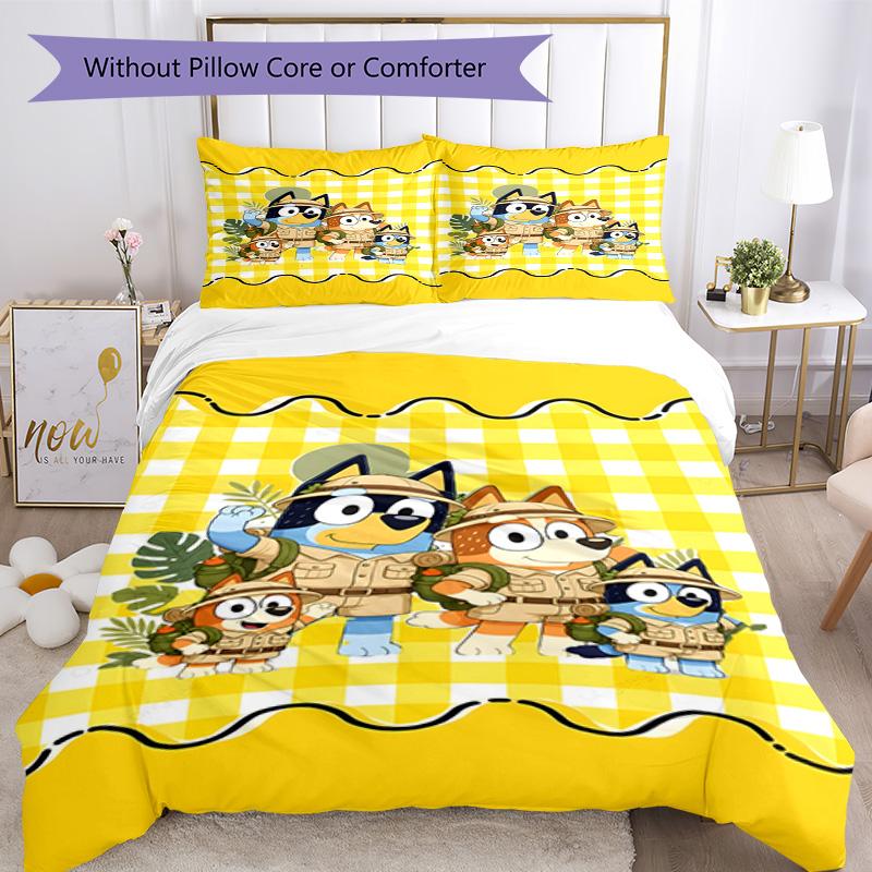 Bluey Bedding Set Suitable for Living Room Soft Fabric Christmas Gift
