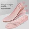 Unisex Height-Boosting Insoles with Soft, Breathable, Shock-Absorbing Soles for Sports and Winter Comfort.