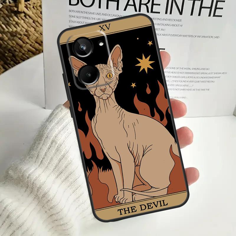 Cats Tarot Witchcraft For Realme 15 10 11 12 13 14 Pro Plus C65 C67 C63 C61 C55 C51 C53 C35 C75 GT6 GT7 Pro Case