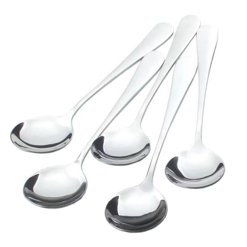 Qiwei Creative Stainless Steel Soup & Dessert Spoon