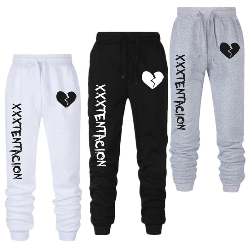 XXXTENTACION Спортивные штаны с принтом мужские/женские осенне-зимние повседневные свободные спортивные брюки