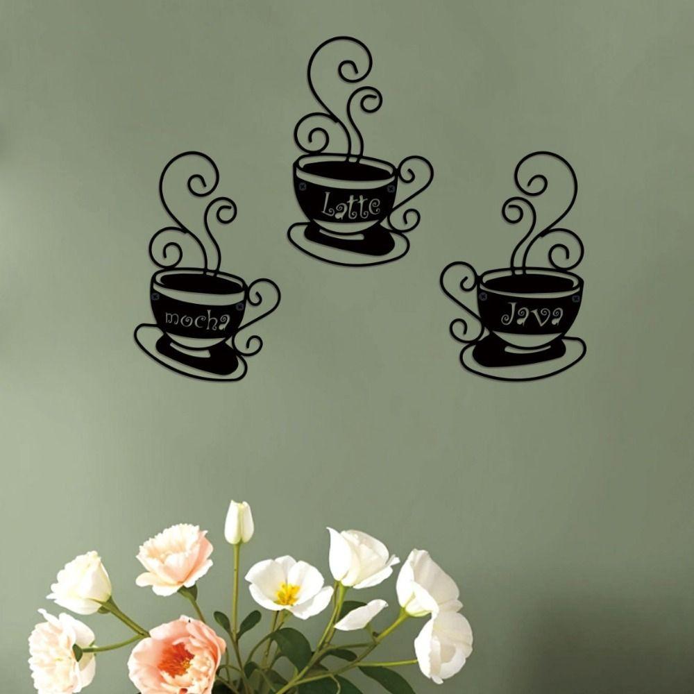 3Pcs Cartoon Wall Hanging Art Wall Silhouette Home Decor Background Pendant Prop