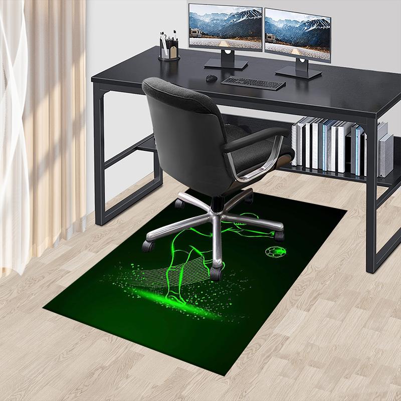 1PC soccer player Extra Large Non Slip Floor carpet, Office, family, bedroom, Studio Large Area Rug Indoor Rugs, , Vibrant Colors