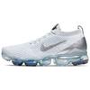 Новые женские кроссовки Air VaporMax Flyknit 3 Белые/Светоотражающий серебристый AJ6910-101