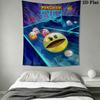 Pac-Man E Wall Hanging Printed Fabric Blanket Decorative Tapestries for Bedroom Living Room Home Decor