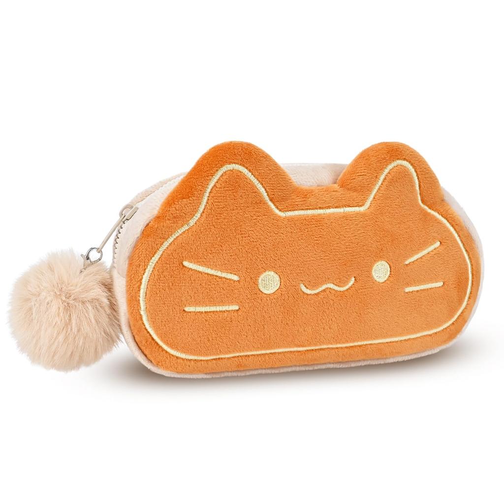 Newseego Маленькая косметичка, милая косметичка для большого количества косметики, милый и стильный гаджет для хранения, дорожная косметичка с принтом кошки, женская, вместительная, косметичка, чехол, портативная,