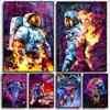 Abstract Graffiti Space Astronaut Posters and Prints Canvas Painting Wall Art Pictures For Living Room Home Decor