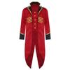Kids Vintage Medieval Steampunk Tailcoat Long Sleeve Fake Two Piece Tuxedo Victorian Jacket for Dress Up Party Costume