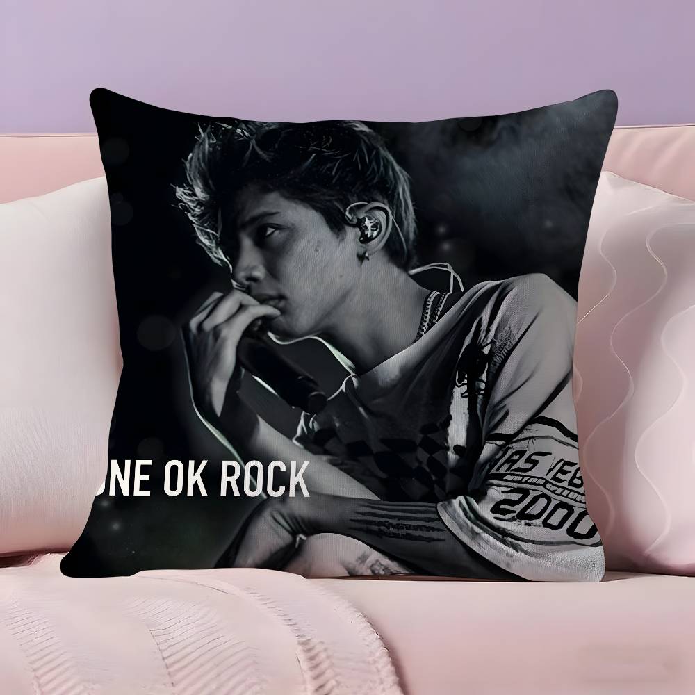 ONE OKBand O-ONE OK R-ROCK Ambitions Pillow Case Ultra Soft Skin Friendly Fabric Cloud Like Comfort & Concealed Zipper