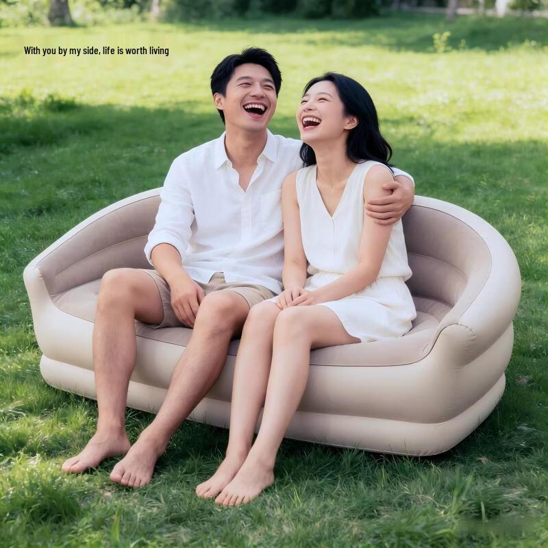 Portable Inflatable Double Sofa Air Bed