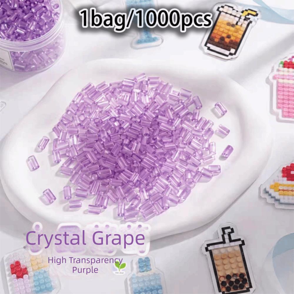 New High-Transparency Handmade DIY Perler Beads 2.6mm Heat Press Glass-Colored Perler Bead Handmade Perler Bead Toy