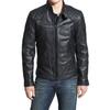 Men's Genuine Lambskin Black Leather Jacket Stylish Motorcycle Bomber Biker Outerwear MJ 101